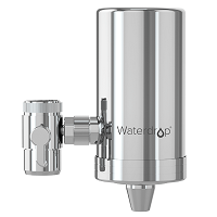 Waterdrop Faucet Water Filter, Stainless-Steel, Carbon Block Water Filtration System WD-FC-06